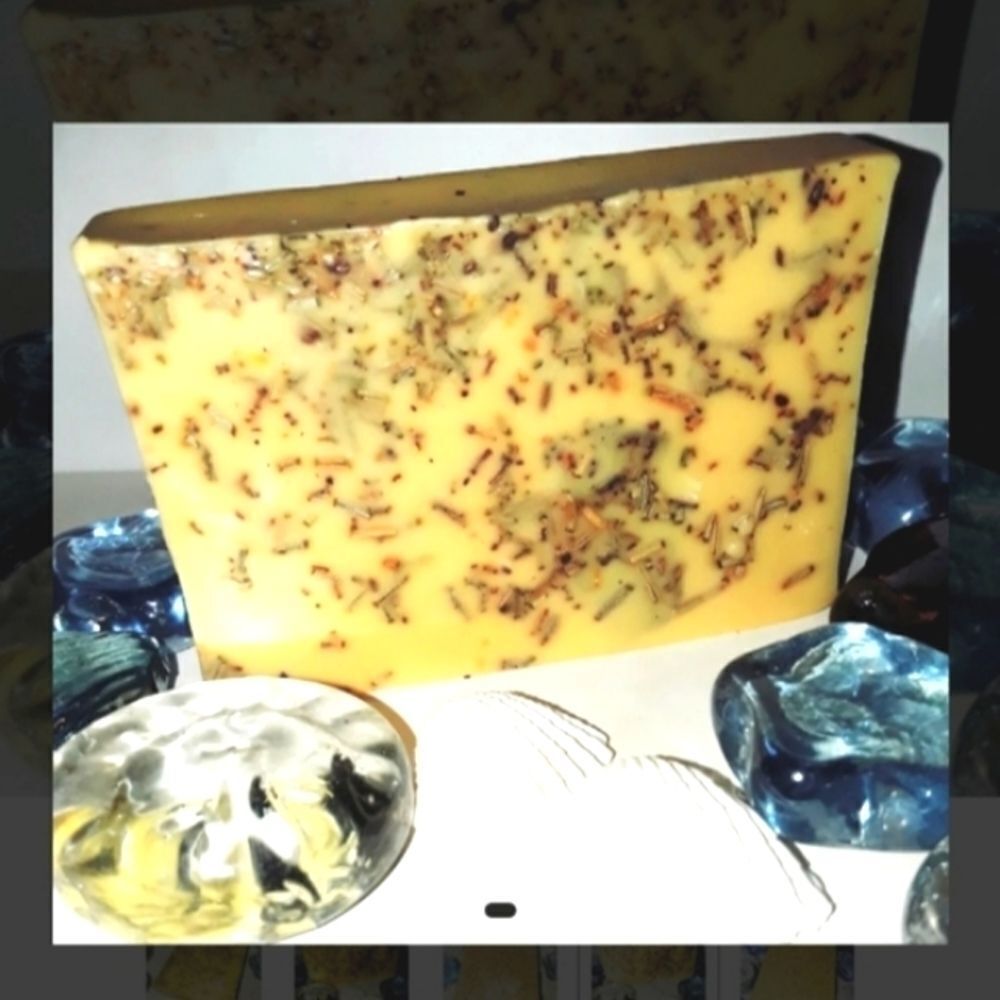 Hand crafted ROSEMARY CITRUS SOAP BAR